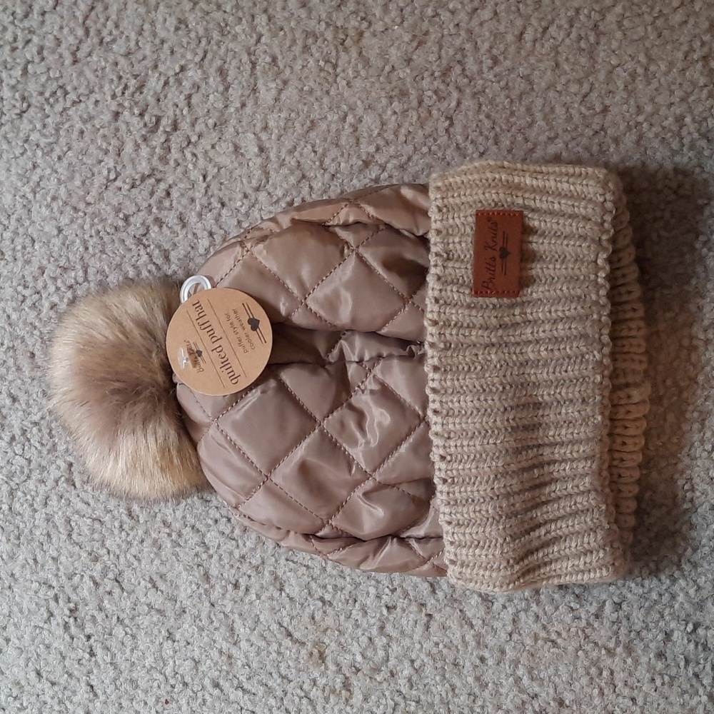 NWT ~ Britt's Knits ~ Women's taupe colored beanie